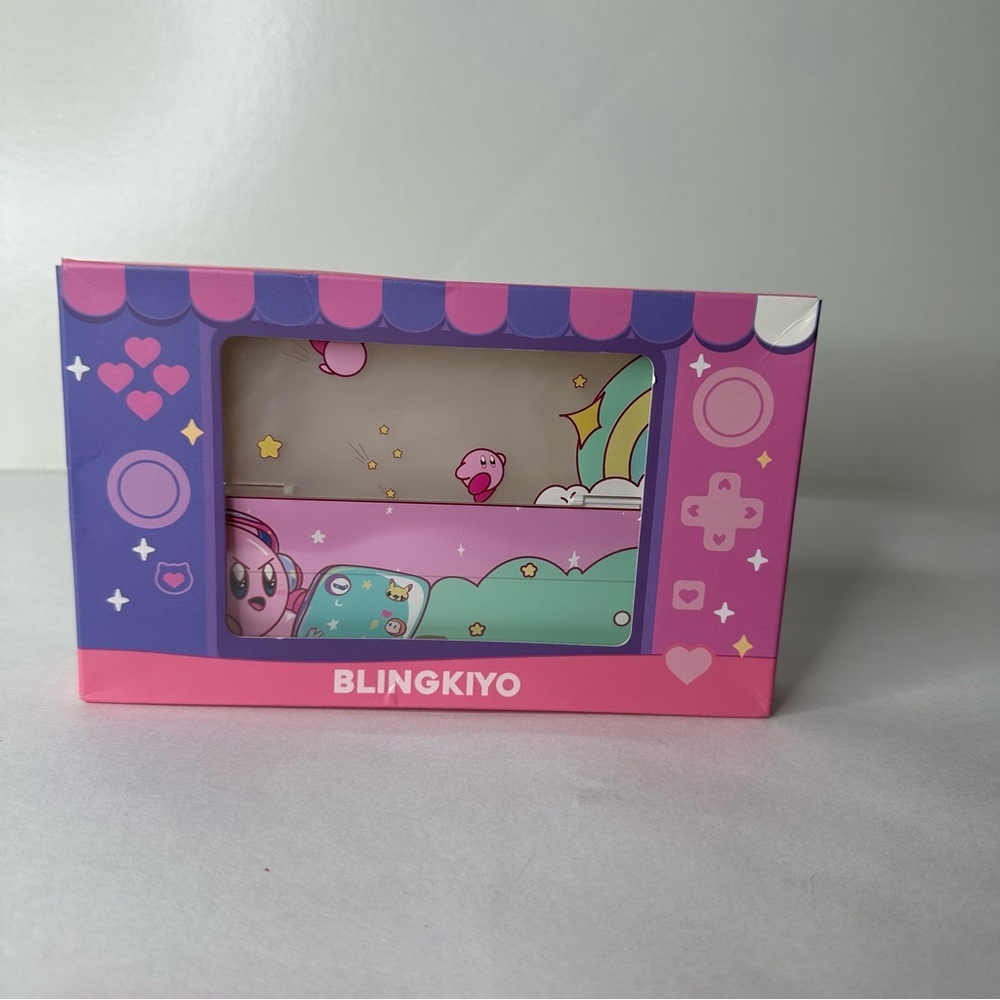 Kirby Pink and Purple TPU Protective Case for Nintendo Switch OLED